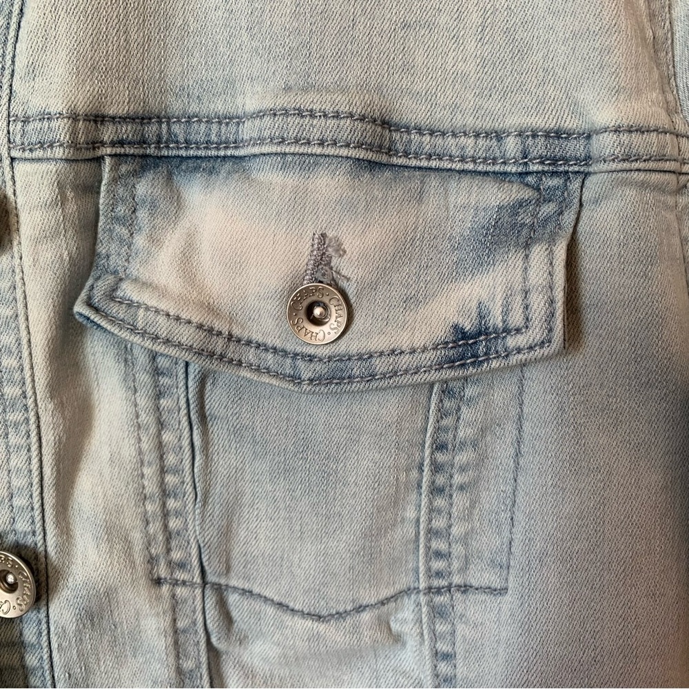 Chaps Classic Jean Jacket - Picture 3 of 7